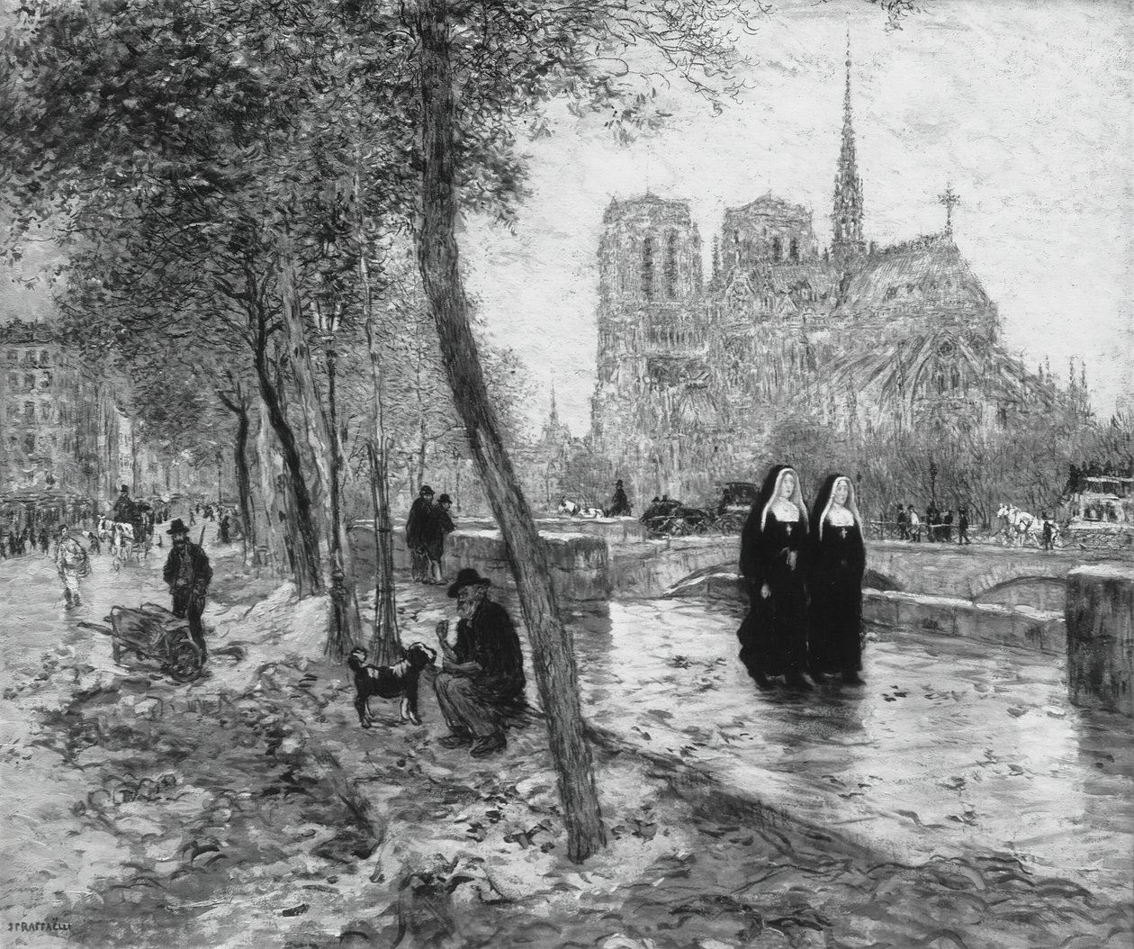 Panny Marie Pařížské, 189095. od Jean Francois Raffaelli
