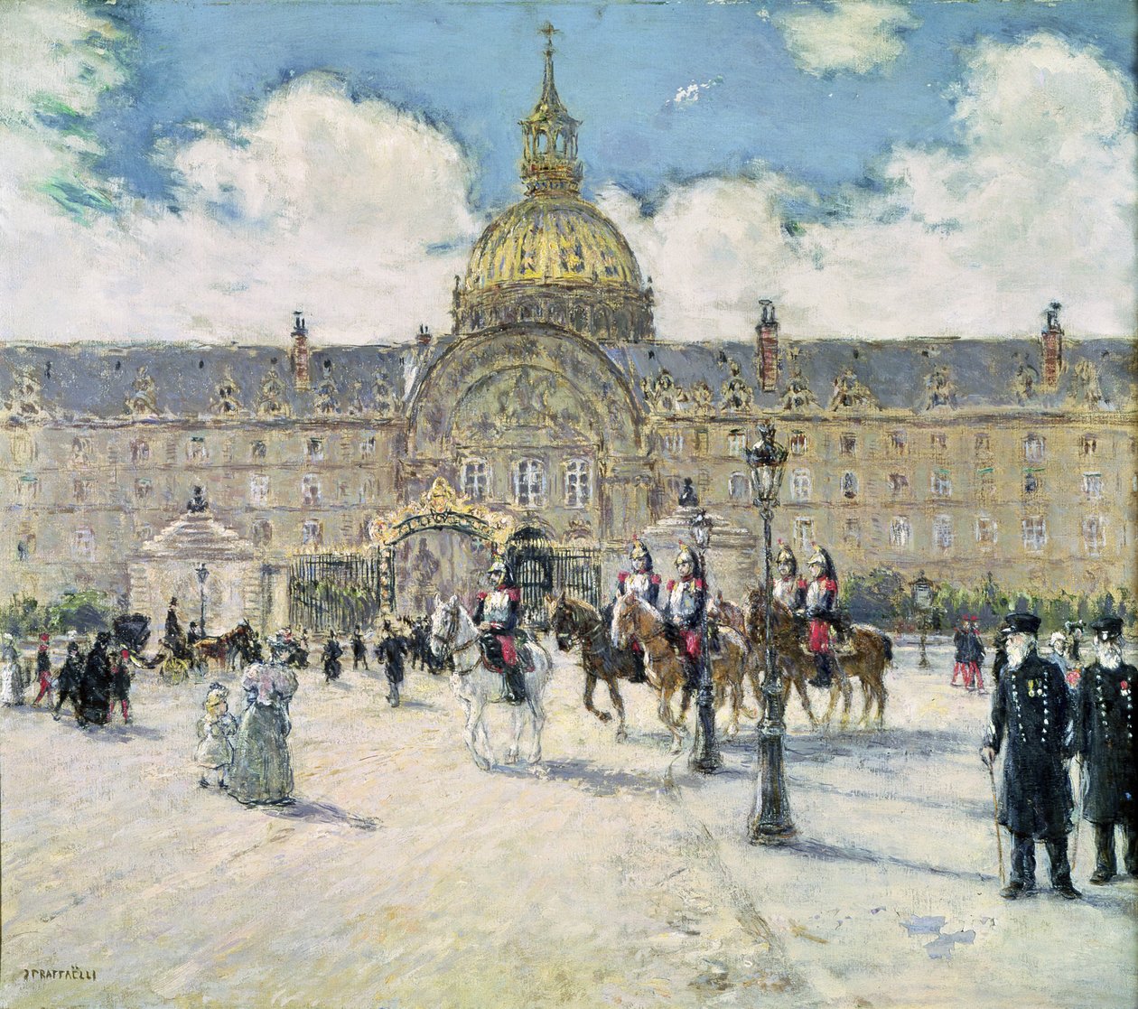 Hotel des Invalides od Jean Francois Raffaelli
