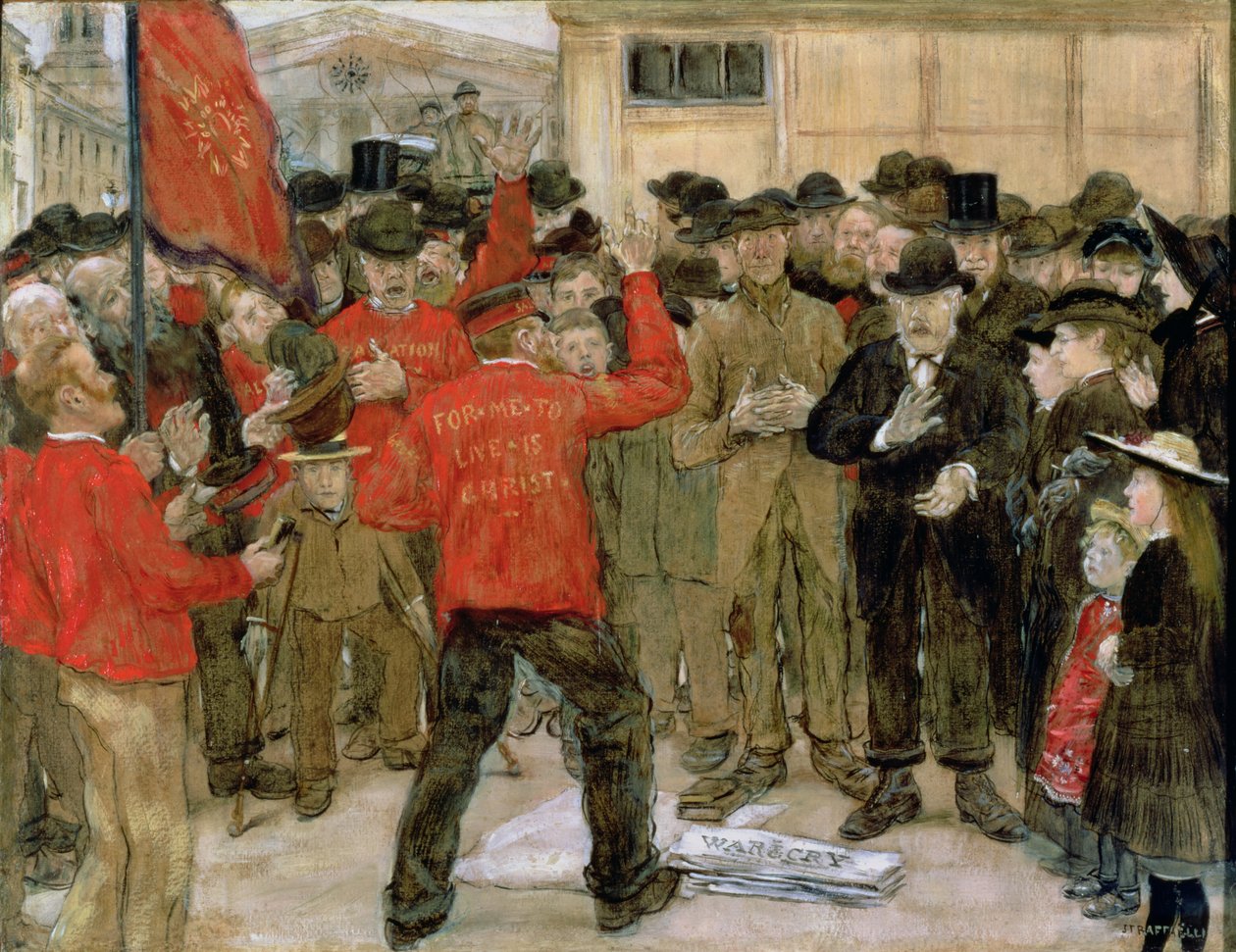 Armáda spásy od Jean Francois Raffaelli
