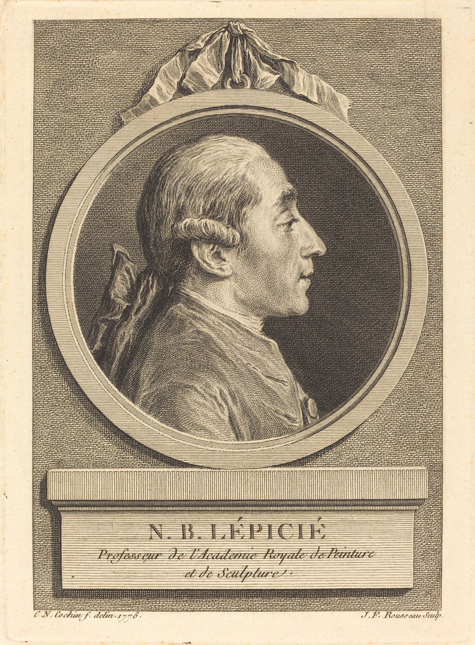 N.B. Lepicie od Jean Francois Rousseau after Charles Nicolas Cochin II