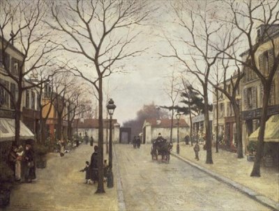 Paříž, možná Porte de Clichy od Jean Francois Taelemans