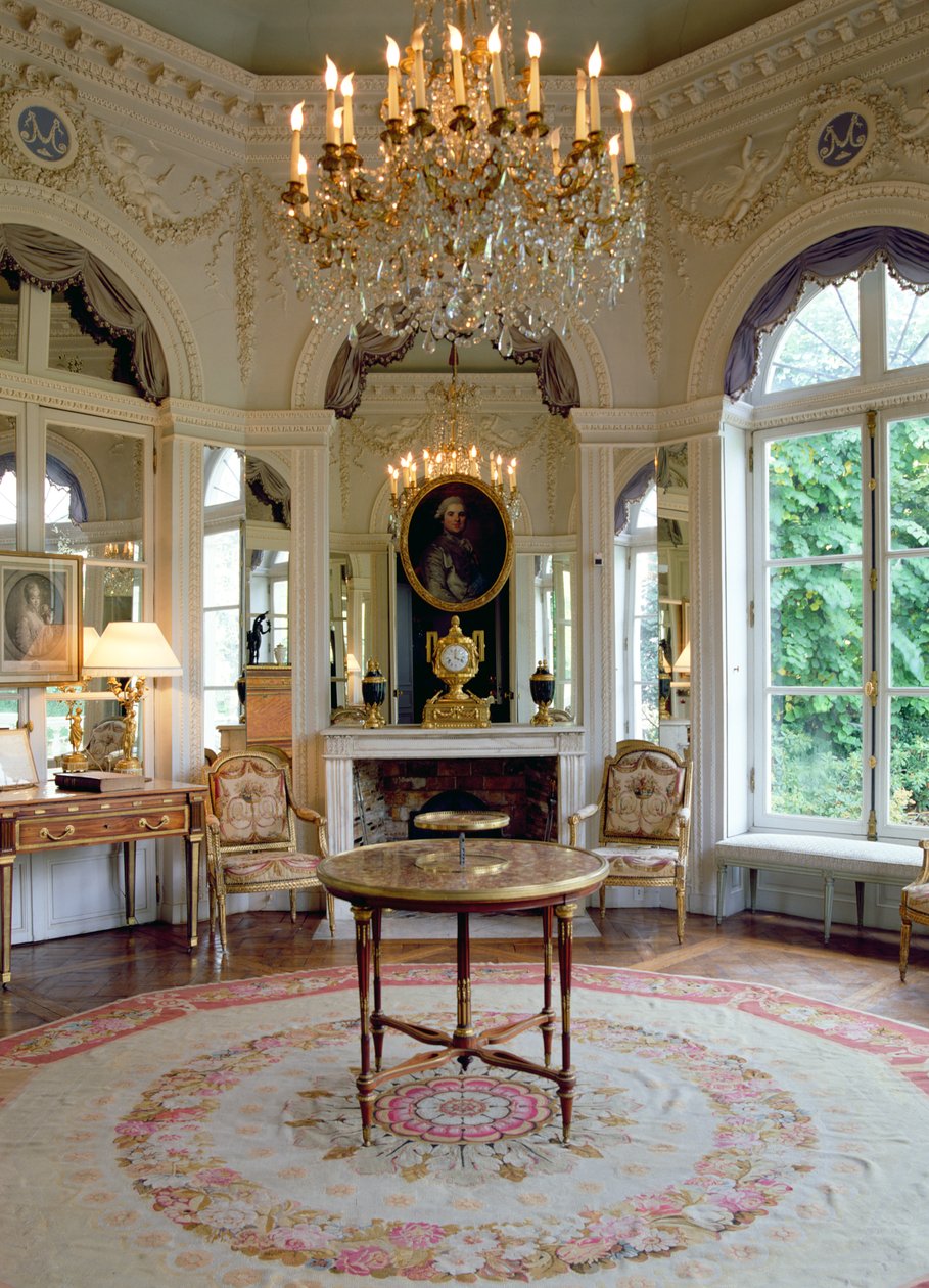Osmiúhelníkový salon hraběnky de Provence od Jean Francois Therese Chalgrin