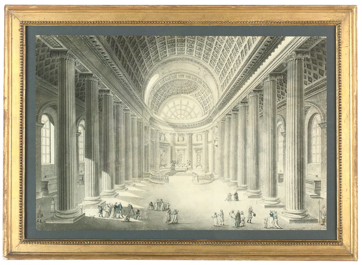 Kostel svatého Filipa du Roule, Paříž od Jean Francois Therese Chalgrin