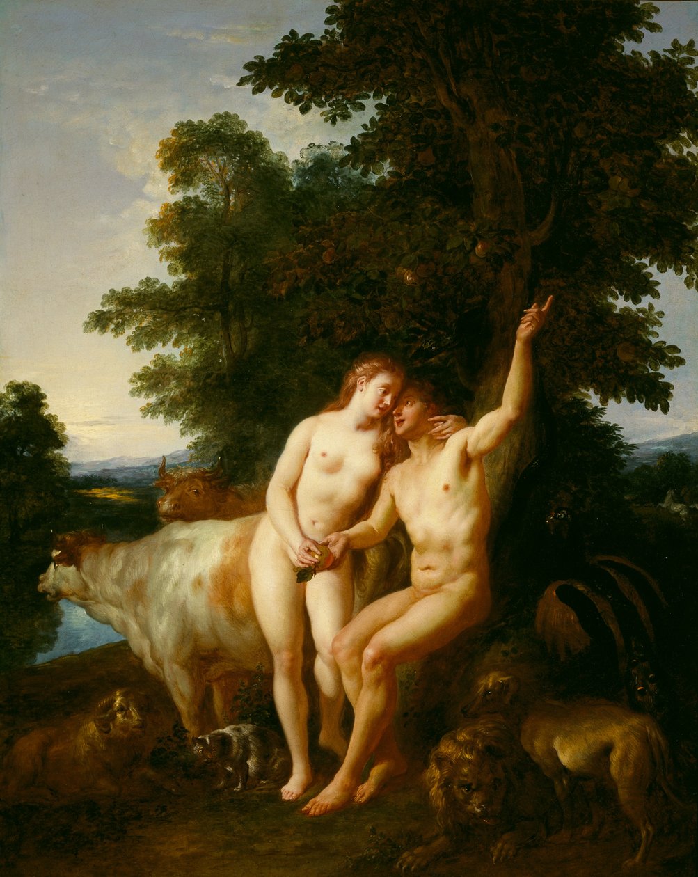 Adam a Eva od Jean François de Troy