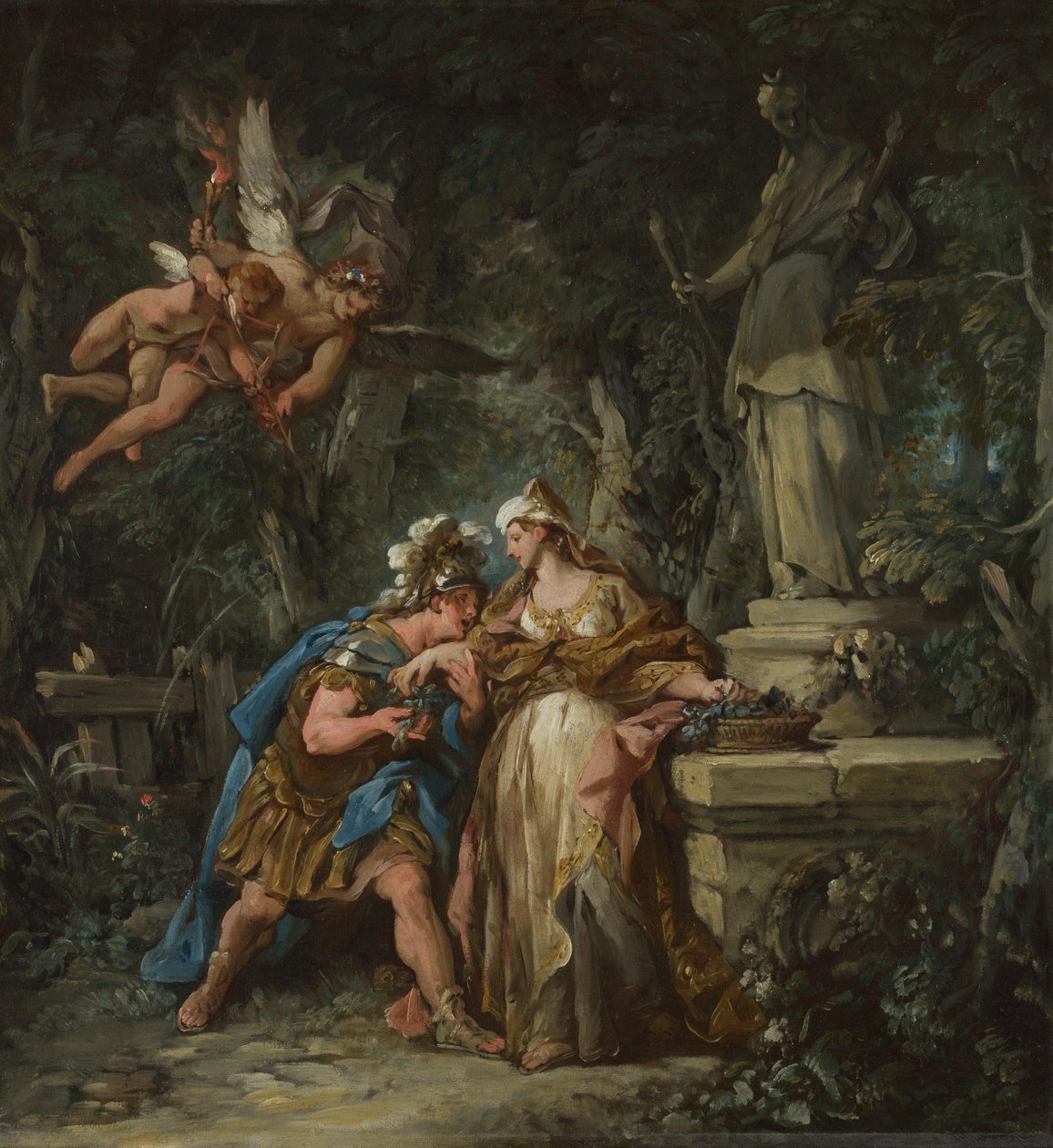 Jason přísahá Médee věčnou náklonnost od Jean François de Troy
