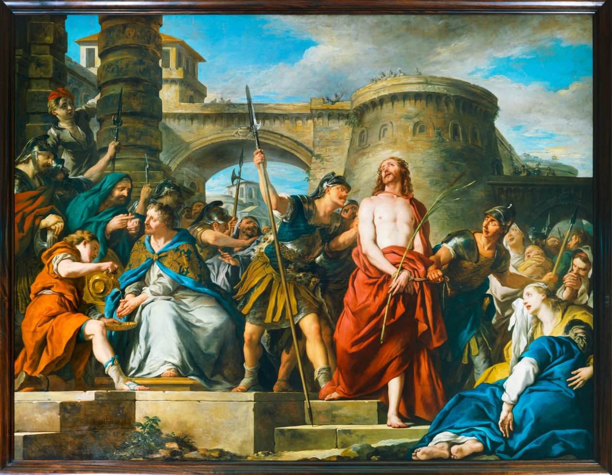 Le Christ devant Pilate - Kristus před Pilátem ... od Jean François de Troy