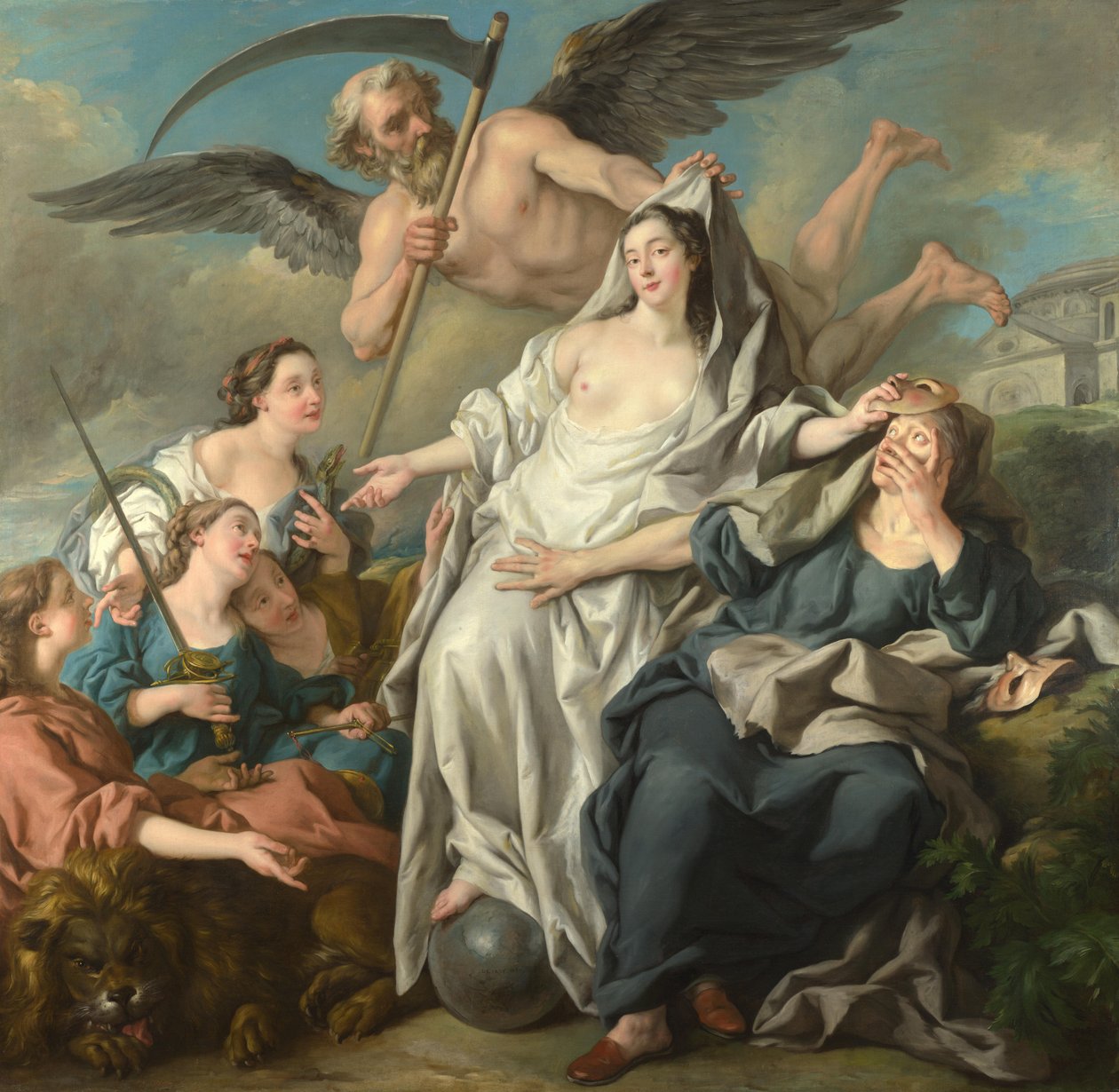Čas odhaluje pravdu od Jean François de Troy