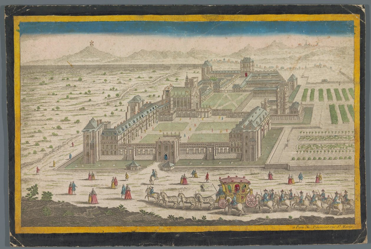 Pohled na Château de Vincennes od Jean François Daumont
