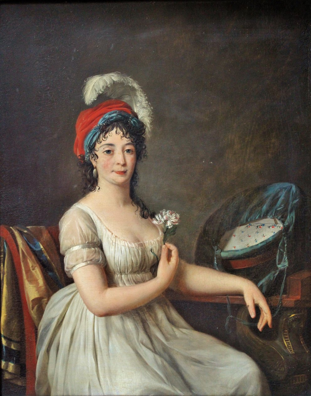 Marie-Rose Aimée Tassin de Villiers (1793-1865), manželka Tassina de Moncourt od Jean Francois Garneray