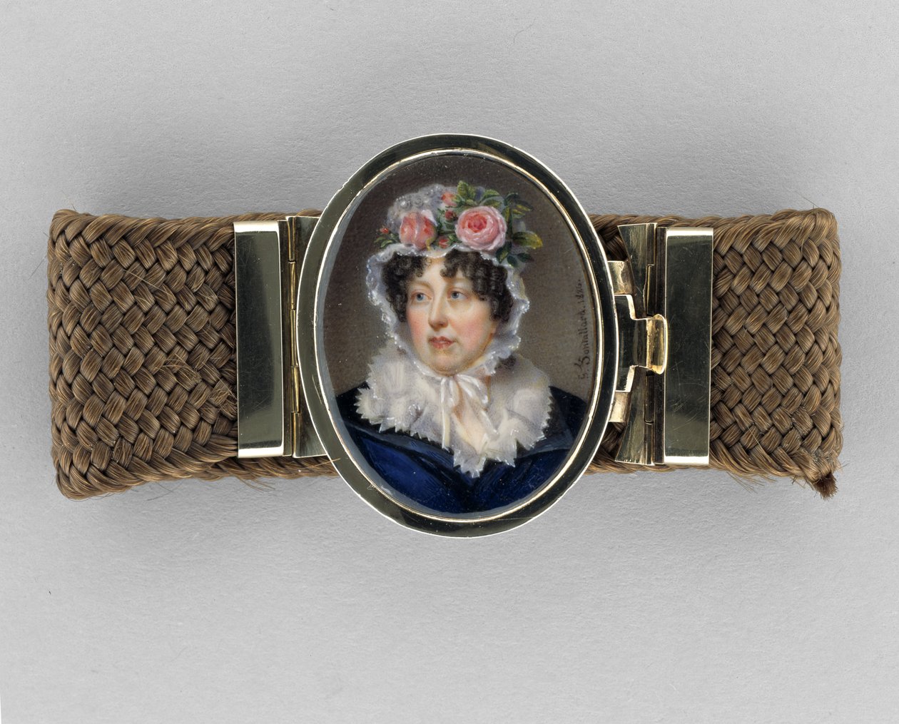 Náramek s portrétem Lady Susan Murray od Jean François Gérard Fontallard