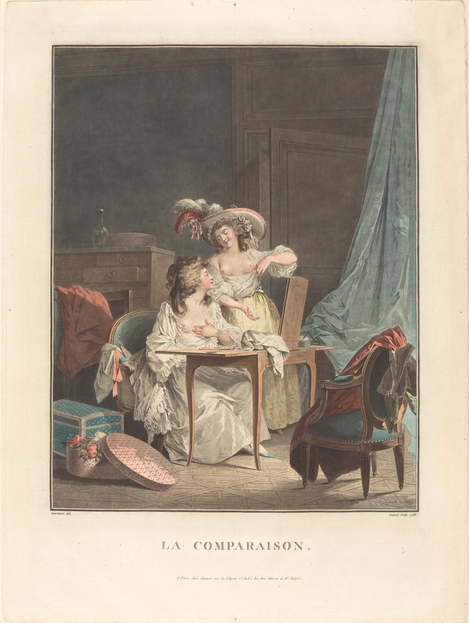 Srovnání od Jean François Janinet after Nicolas Lavreince
