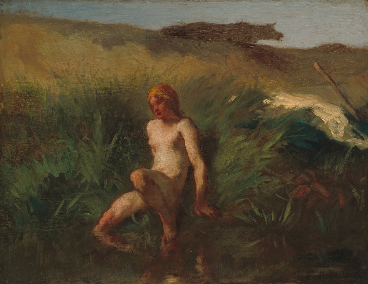 The Bather od Jean Francois Millet