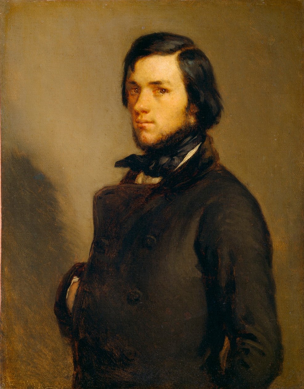Portrét muže od Jean Francois Millet