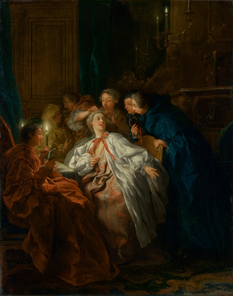 Před plesem, 1735 od Jean François de Troy