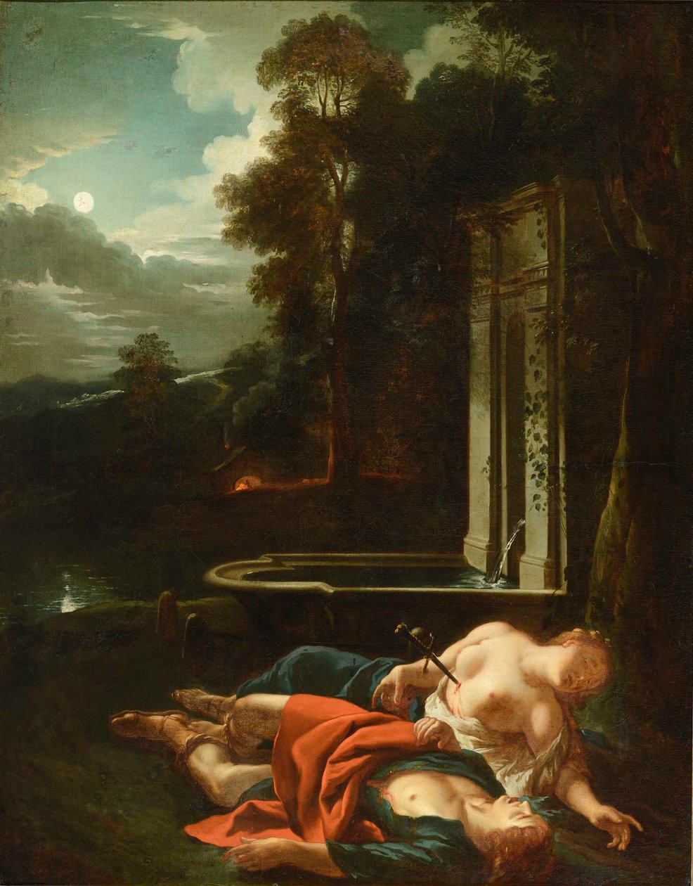 Francouzština:  Pyrame et Thisbé od Jean François de Troy