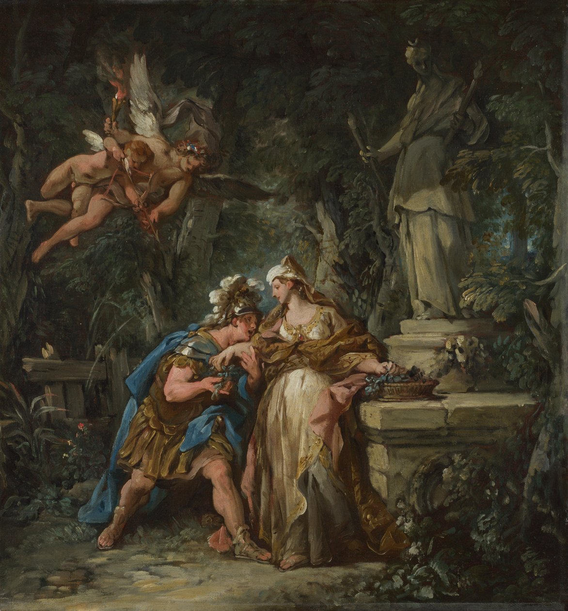 Jason přísahal Médeu věčnou náklonnost, 1743 od Jean François de Troy
