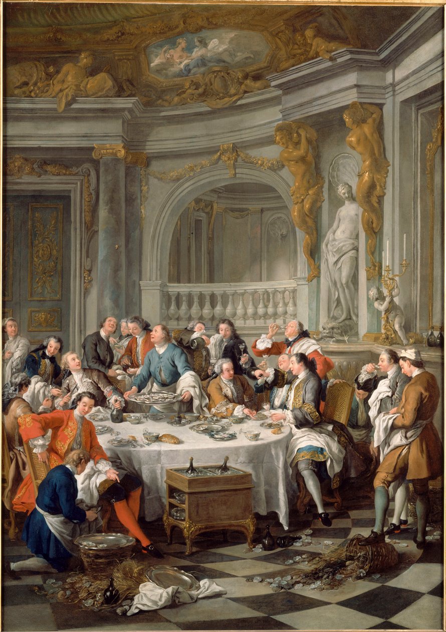 Ústřicový oběd od Jean François de Troy