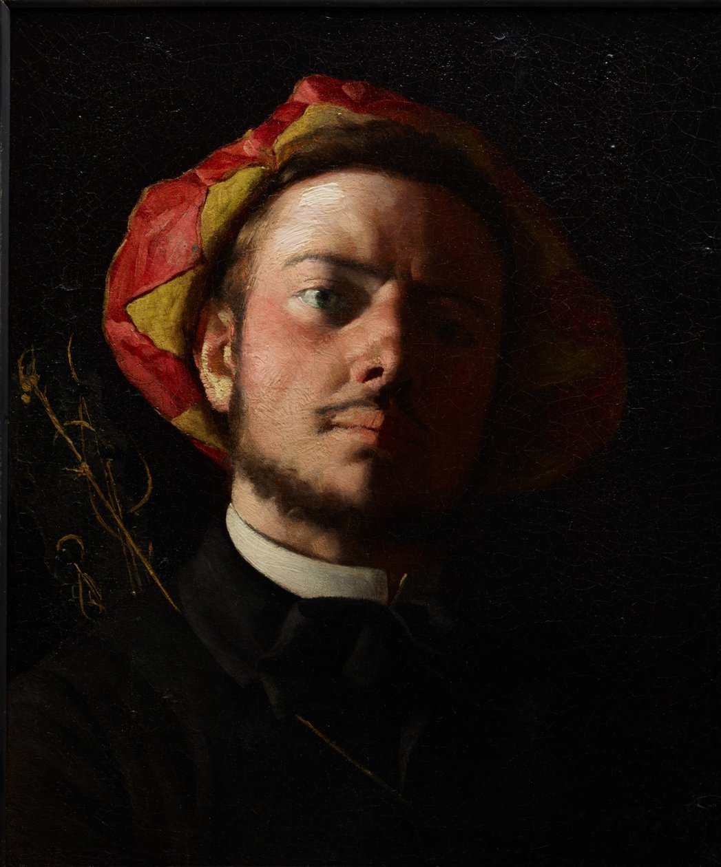 Portrét Paula Verlaina jako trubadúra od Jean Frederic Bazille