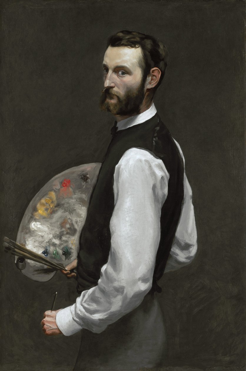 Autoportrét, 1865-66 od Jean Frederic Bazille