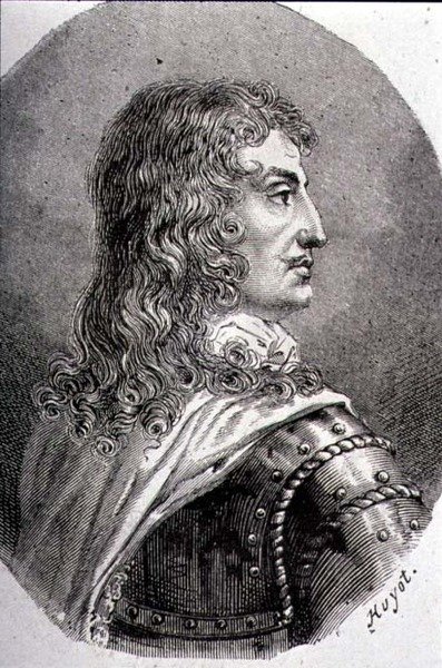 Portrét Francoise, vévody z La Rochefoucauld (1613-80) (rytina) od Jean Georges (after) Huyot