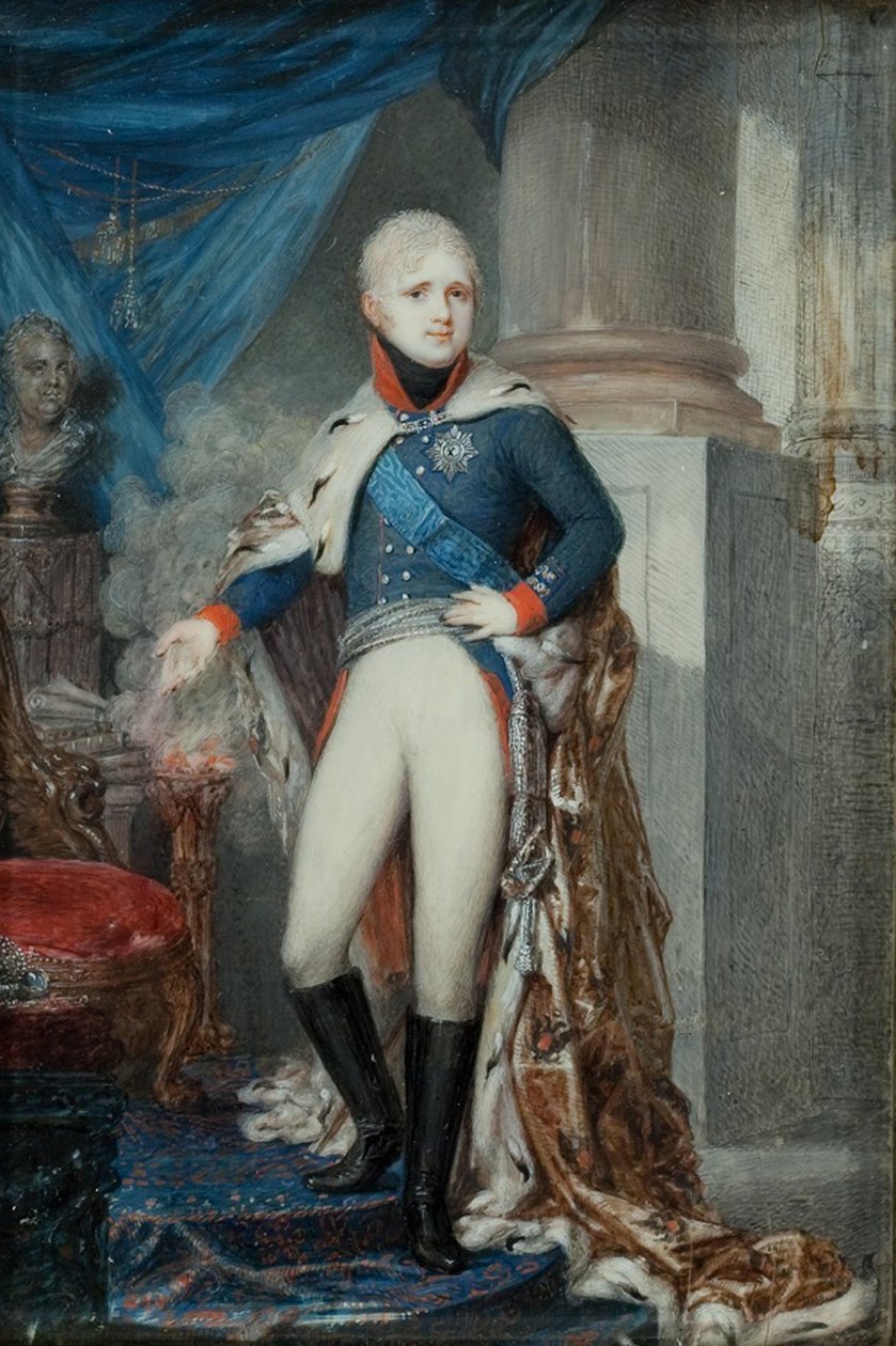 Portrét císaře Alexandra I. 1777-1825, počátek 19. století od Jean Gerin