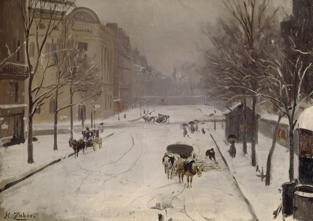 Křižovatka Rennes Raspail, kolem roku 1889 od Jean Henri Zuber