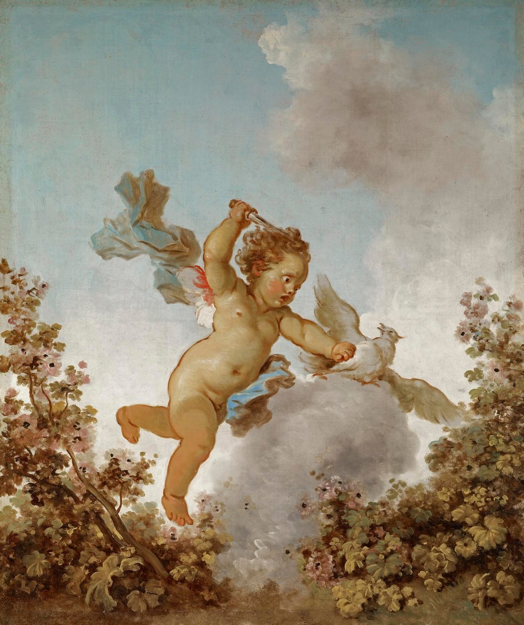 Fragonard - Pokrok lásky Mstitel, 1790-91 od Jean Honore Fragonard