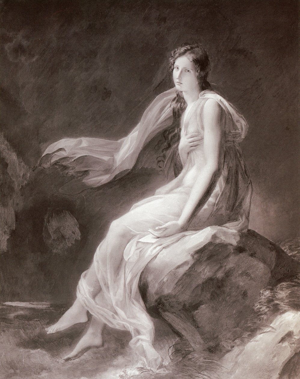 Juliette Récamier od Jean Honore Fragonard
