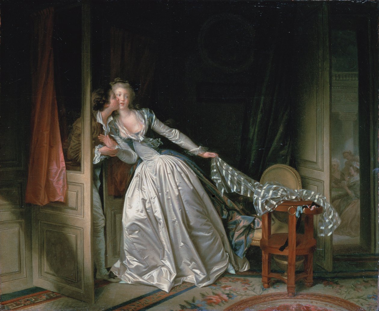 Ukradený polibek od Jean Honore Fragonard