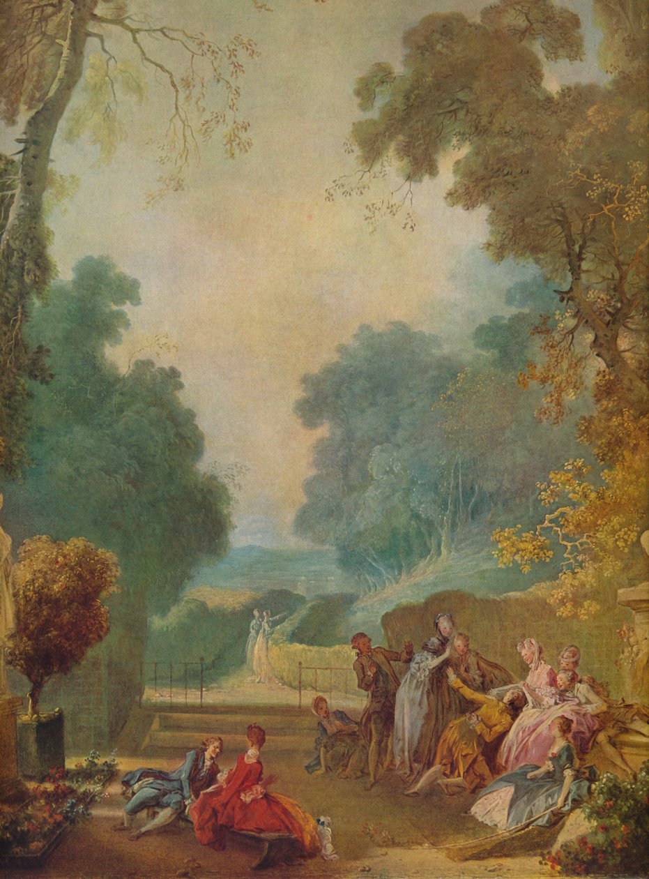 A Game of Hot Cockles, c1775-1780 od Jean Honore Fragonard