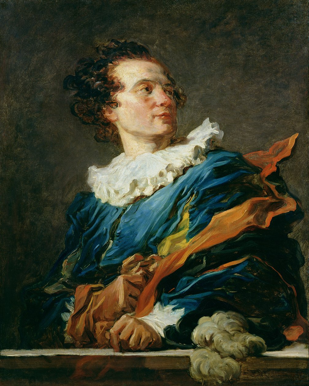 Figurka fantazie: Portrét opata ze Saint-Non (1727-91) 1769 od Jean Honore Fragonard