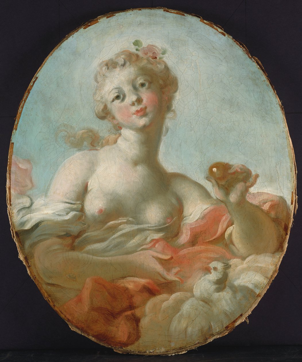 Slečna Marie-Catherine Colombe jako Venuše od Jean Honore Fragonard