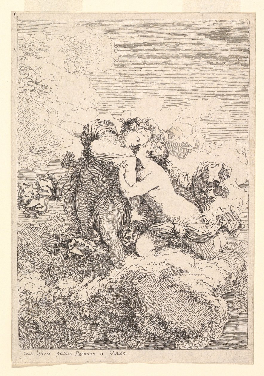 Mytologická scéna, možná Diana Seducing Callisto, ca. 1764. od Jean Honore Fragonard