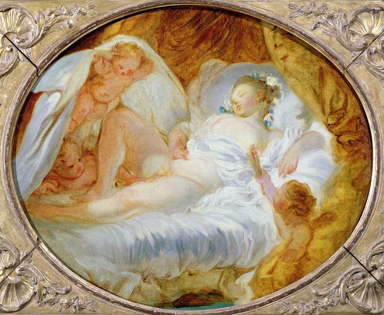 Olej na plátně od Jean Honore Fragonard