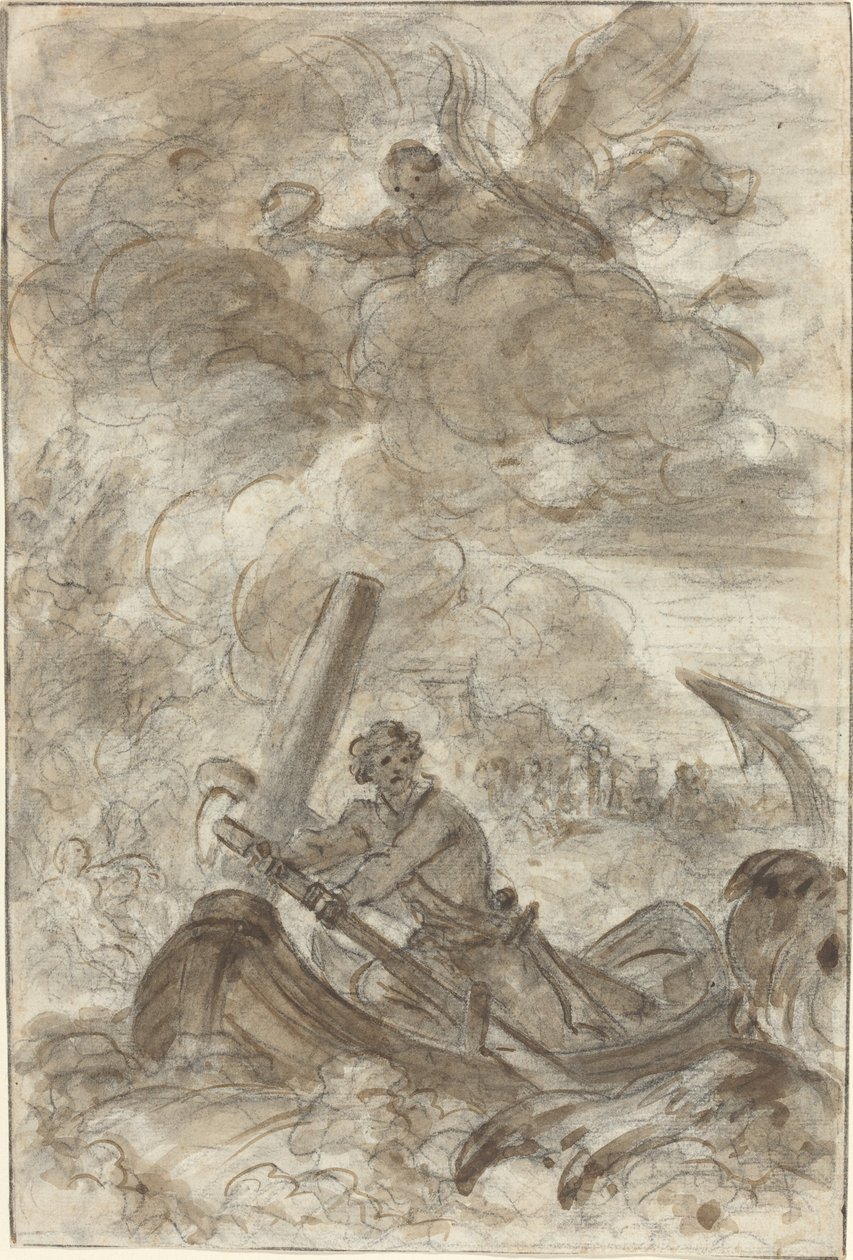 Orlando zabije skřeta kotvou od Jean Honore Fragonard