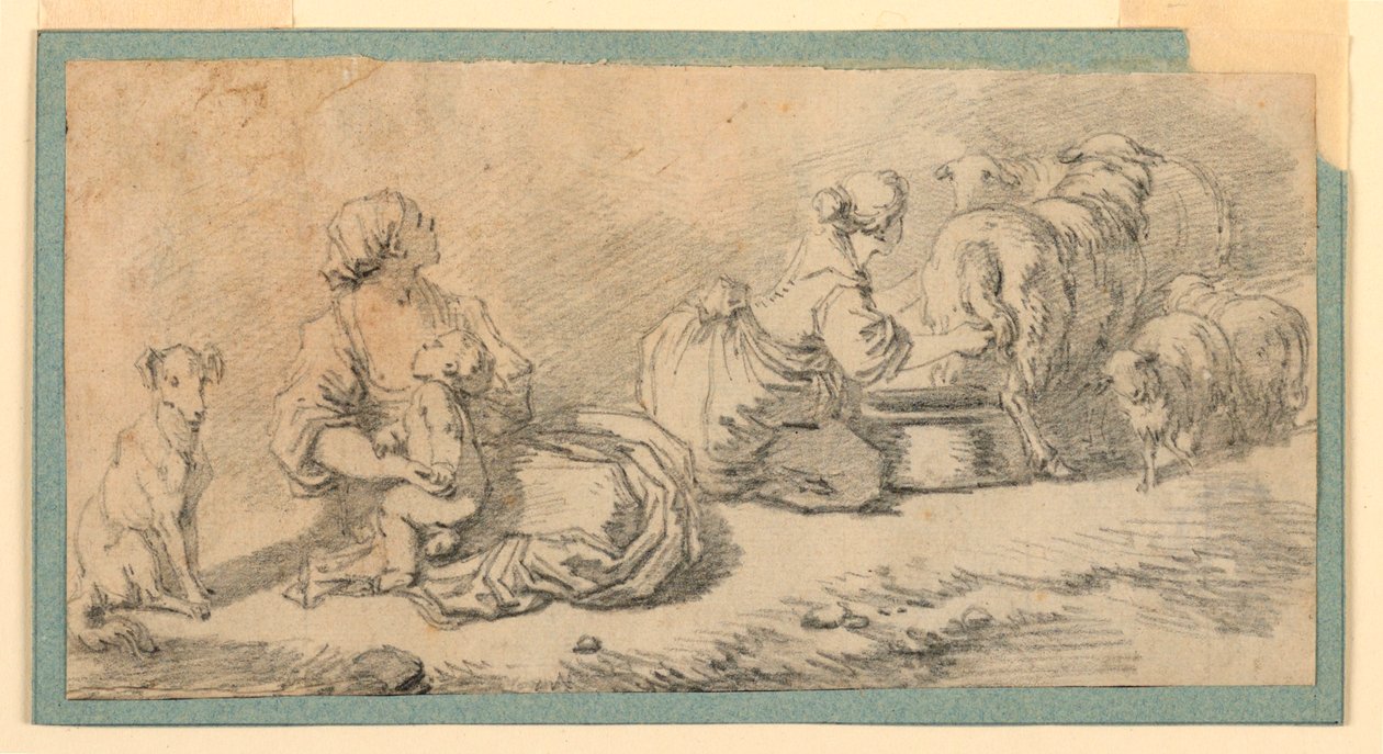 Pastorační scéna od Jean Honore Fragonard