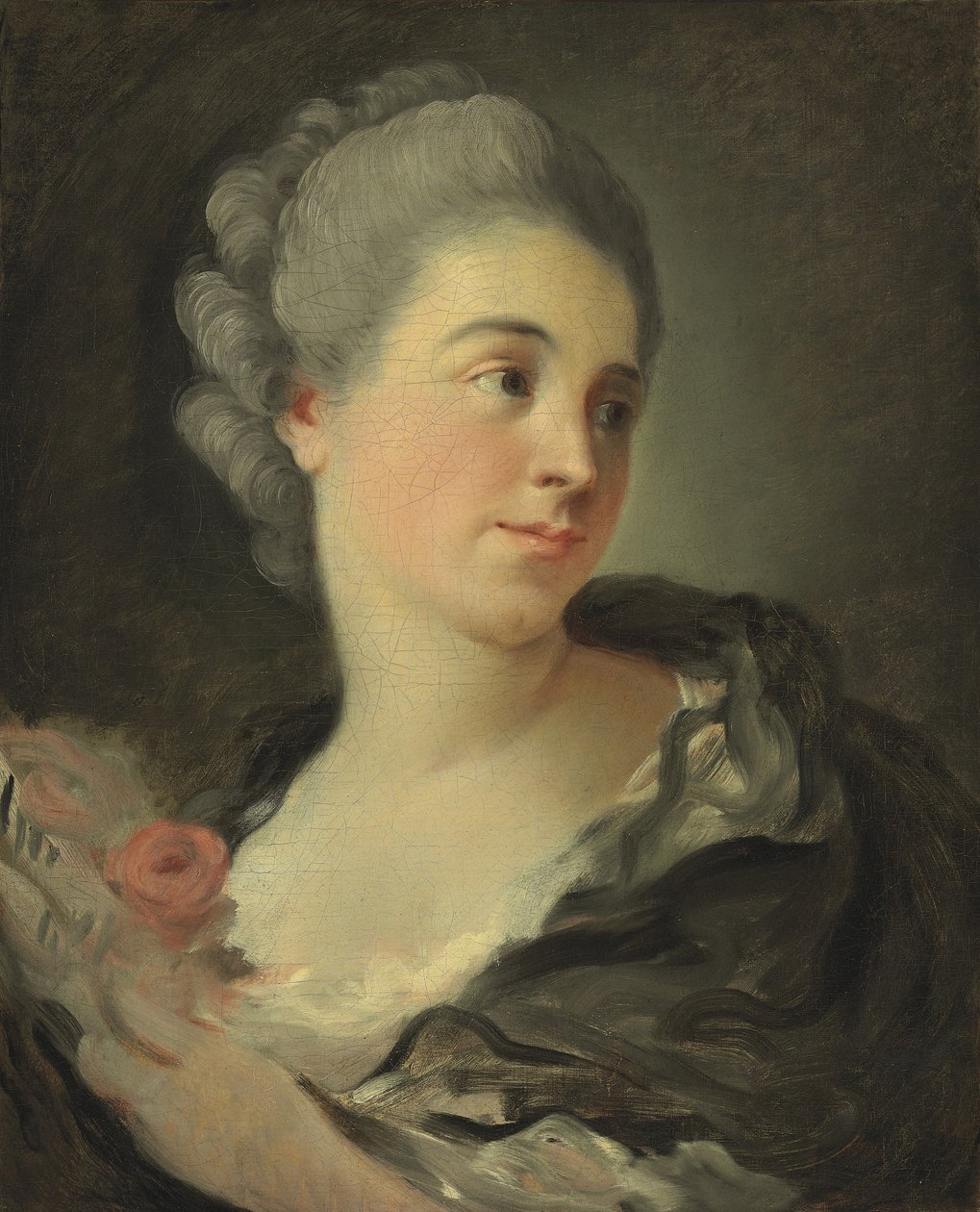 Portrét Marie-Therese Colombe od Jean Honore Fragonard
