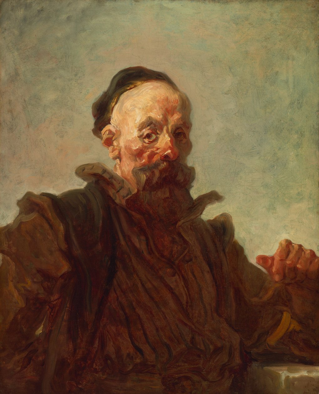 Portrét muže v kostýmu od Jean Honore Fragonard