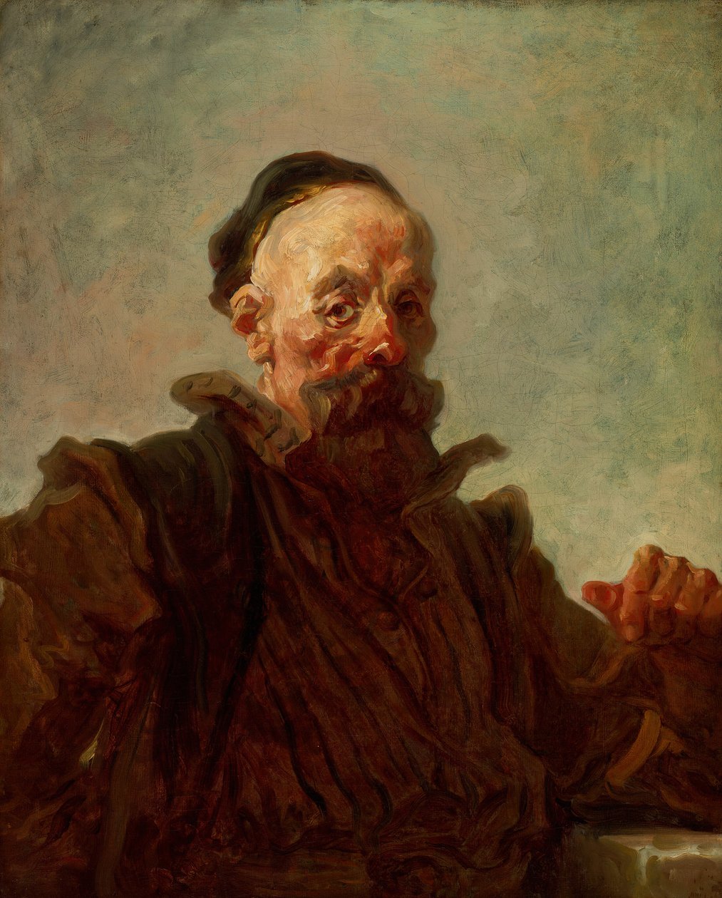Portrét muže v kostýmu, 176870. od Jean Honore Fragonard