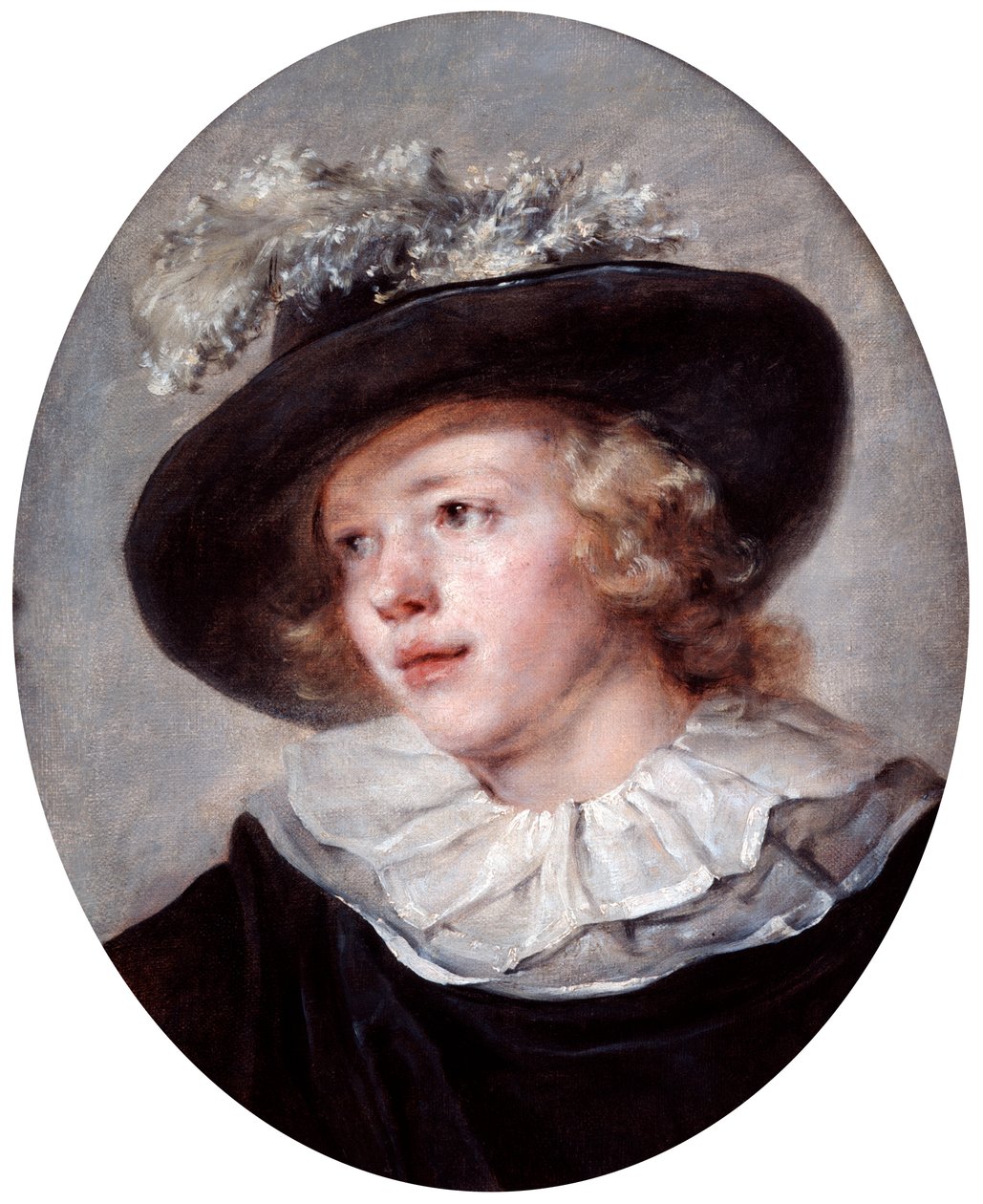 Portrét mladého muže, 18. až 19. století od Jean Honore Fragonard