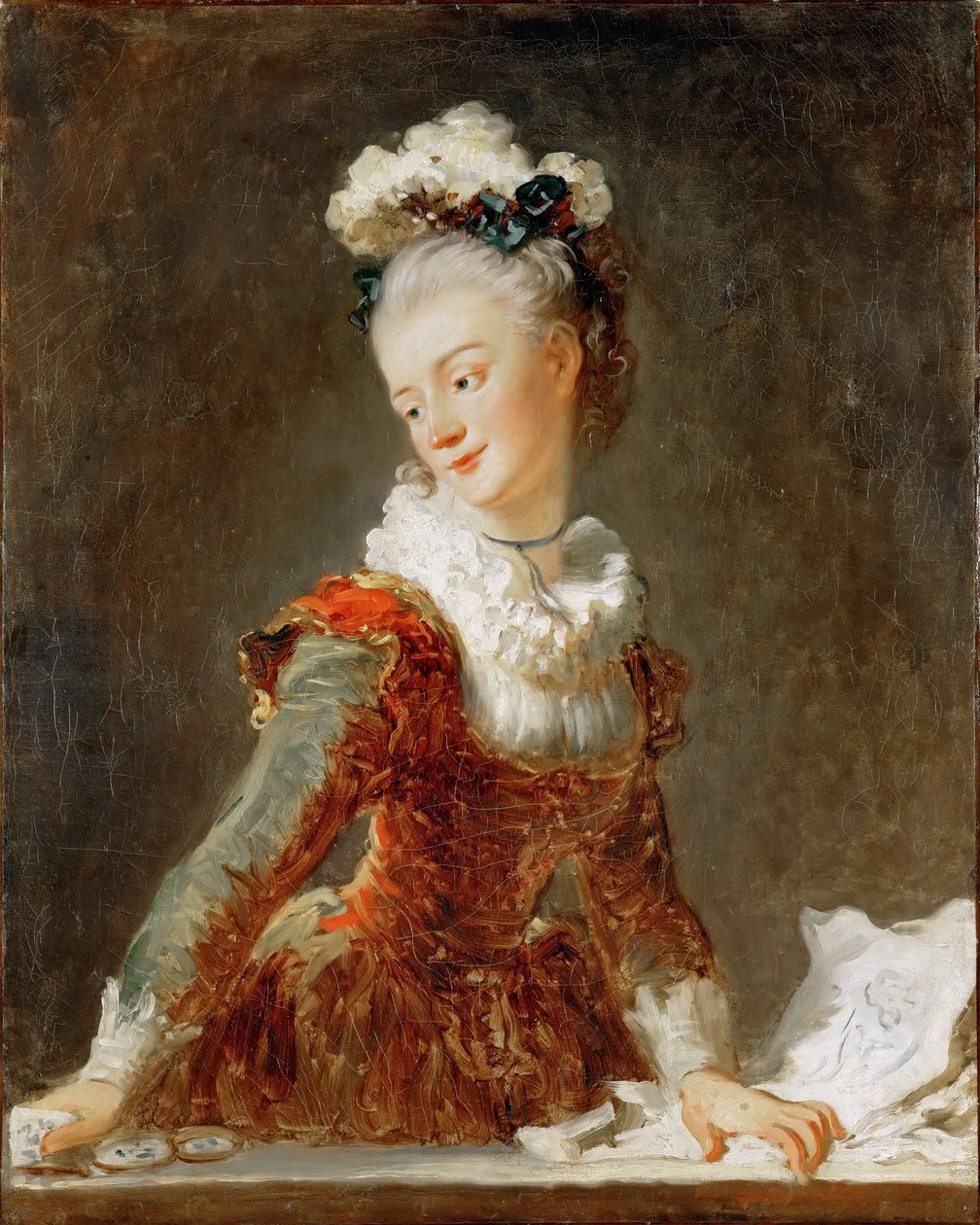 Portrét baletky Marie-Madeleine Guimard 1743-1816 od Jean Honore Fragonard