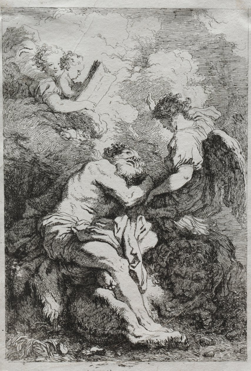 Svatý Jeroným od Jean Honore Fragonard