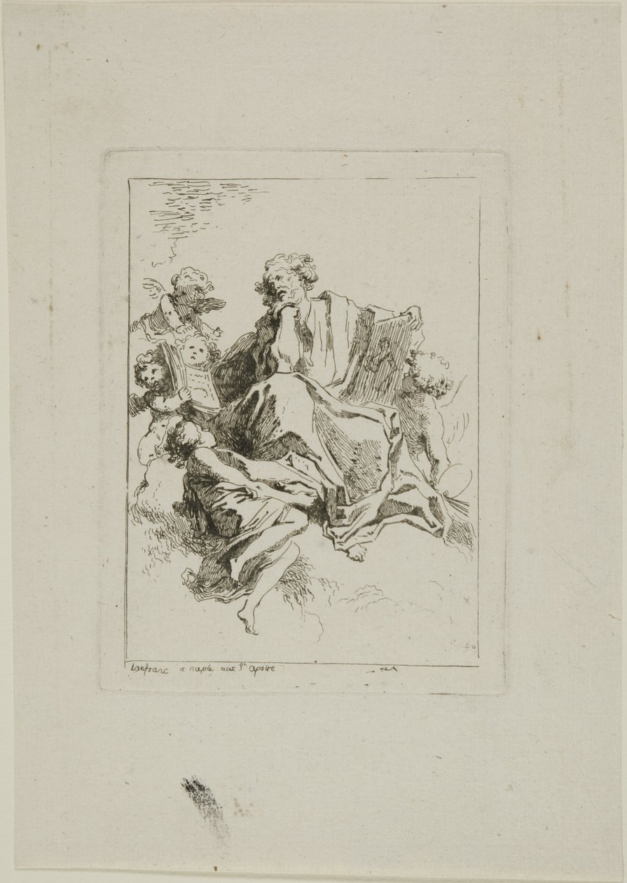 Svatý Lukáš od Jean Honore Fragonard