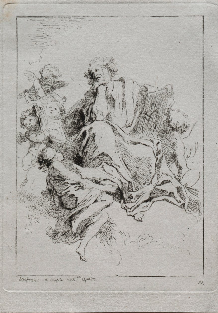 Svatý Lukáš. od Jean Honore Fragonard