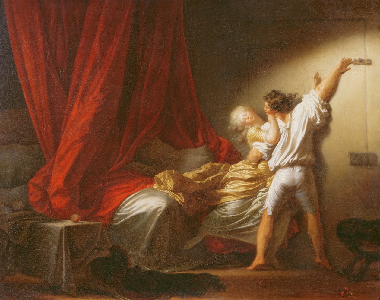 The Bolt, kolem roku 1778 od Jean Honore Fragonard