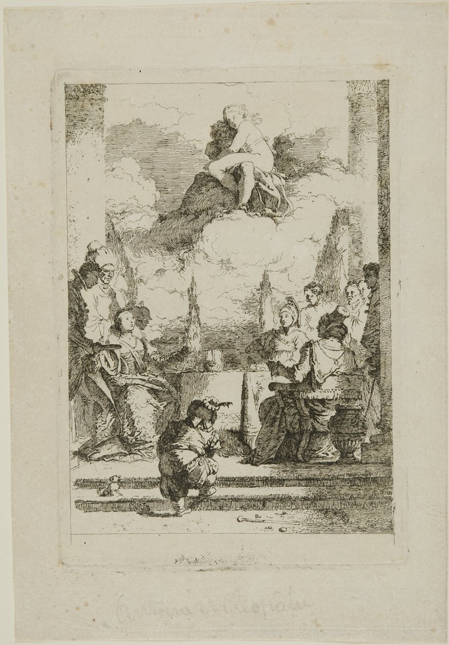 Svátek Antonína a Kleopatry od Jean-Honore Fragonard