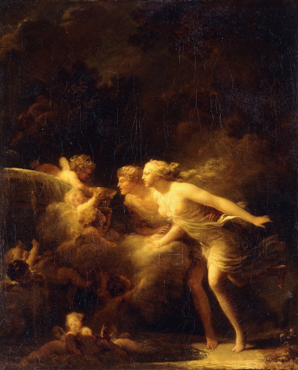 Fontána lásky, 80. léta 18. století od Jean Honore Fragonard