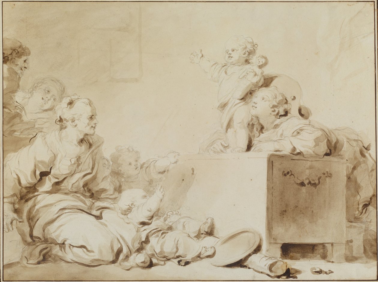 Malý kazatel od Jean Honore Fragonard