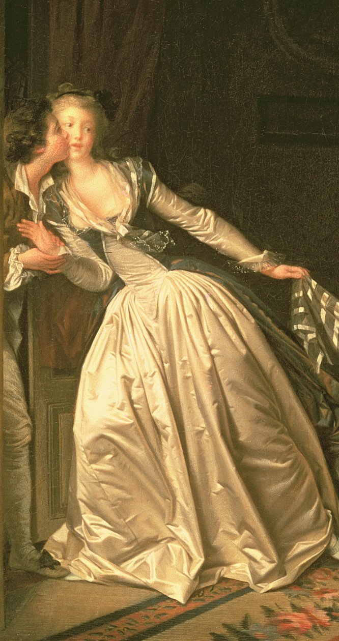Ukradený polibek, kolem roku 1788 (detail 37519) od Jean Honore Fragonard