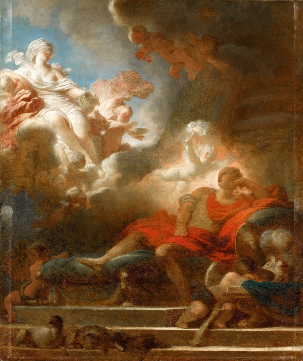 The Warriors Dream of Love od Jean Honore Fragonard